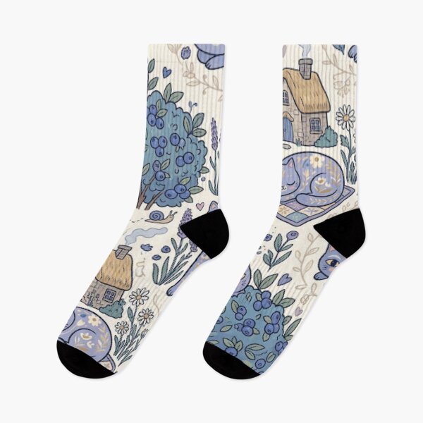 Item preview, Cozy Blueberry Cat Garden  designed and sold by Iampoji.