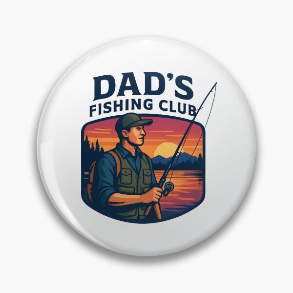 Item preview, Dad's Fishing Club Outdoor Angler Gift designed and sold by Nuvoro Gifts.