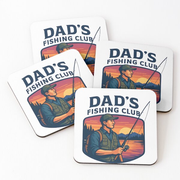 Item preview, Dad's Fishing Club Outdoor Angler Gift designed and sold by Nuvoro Gifts.