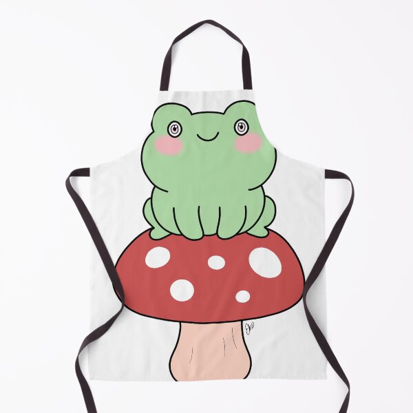 Item preview, Frog on Toadstool Cartoon designed and sold by Elliebellie33.
