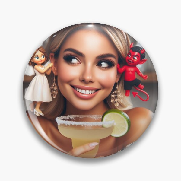 Item preview, Balanced (Angel v Devil) Margarita designed and sold by Mundo Margarita.
