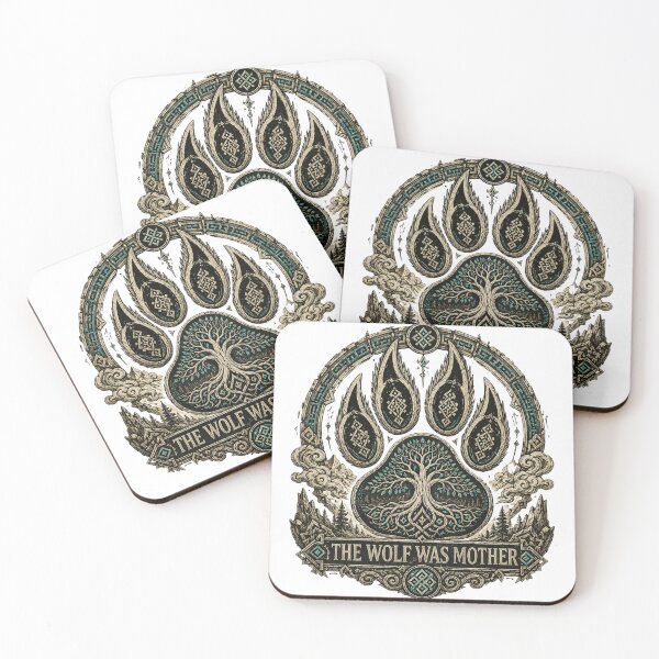 Item preview, The Wolf Was Mother — Asena Turkic Mythology Grey Wolf | World Legends designed and sold by Qorvun.
