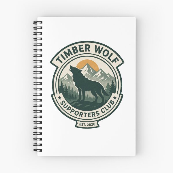 Item preview, Timber Wolf Supporters Club Canada Vintage Wilderness Badge designed and sold by Zibis09.