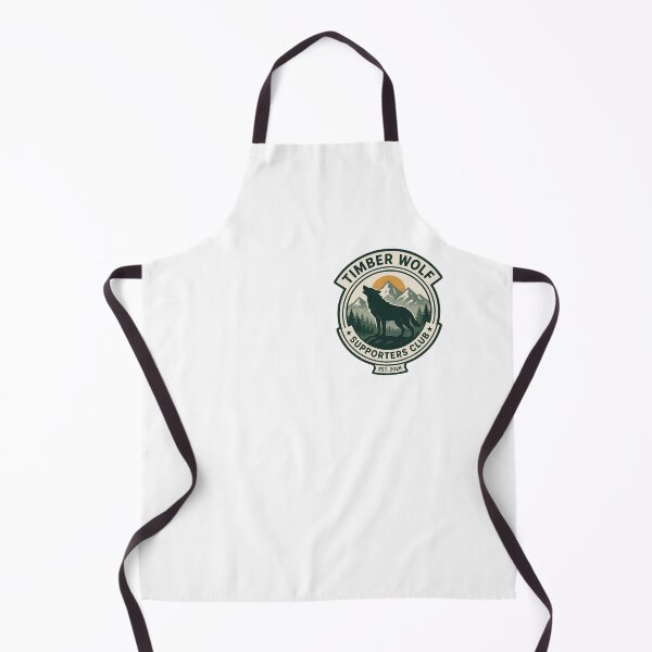 Aperçu de l'œuvre Club des supporters des loups des bois du Canada - Badge vintage Wilderness créée et vendue par Zibis09.