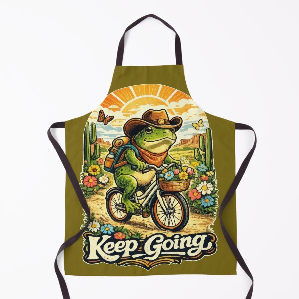 Item preview, Keep Going Cowboy Frog Vintage Desert Bike designed and sold by Mr Lee.