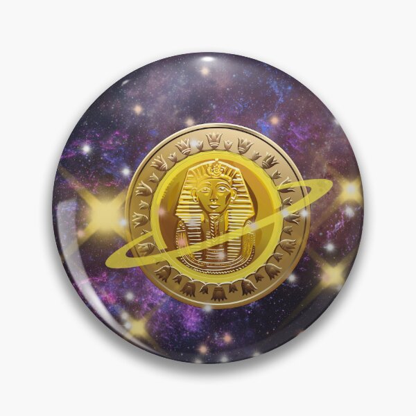 Item preview, Cosmic Egyptian Pound Coin - Space Galaxy Pharaoh Aesthetic designed and sold by alalame.