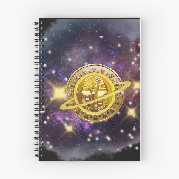 Item preview, Cosmic Egyptian Pound Coin - Space Galaxy Pharaoh Aesthetic designed and sold by alalame.