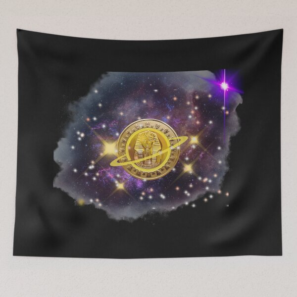 Item preview, Cosmic Egyptian Pound Coin - Space Galaxy Pharaoh Aesthetic designed and sold by alalame.
