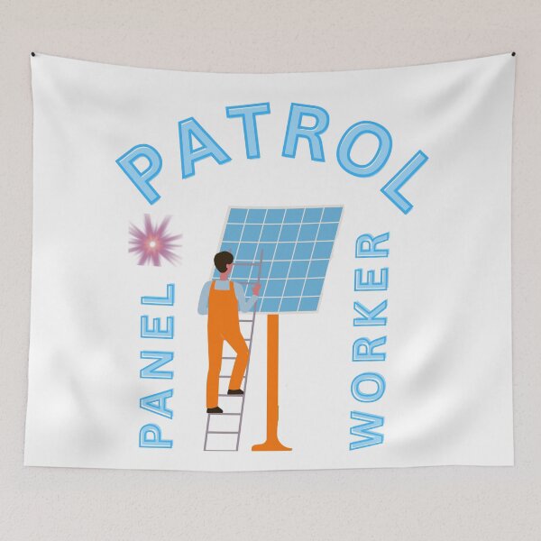 Item preview, Panel Patrol Worker designed and sold by FiberatWorkTechs.