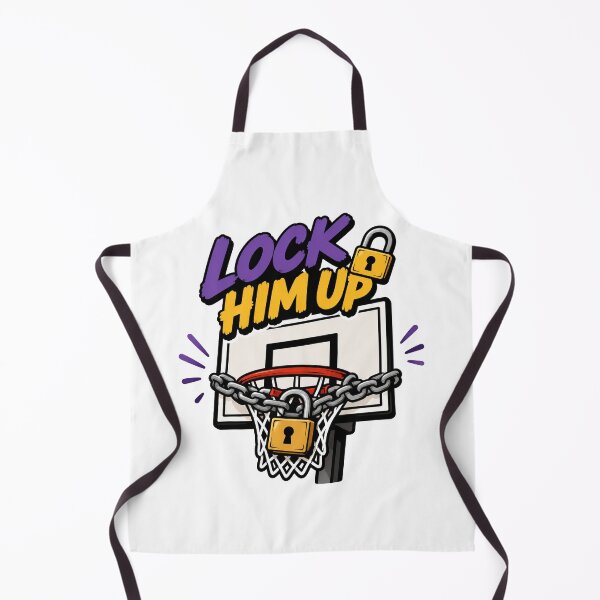 Item preview, Lock Him Up Funny Basketball Shirt Lockdown Defender Basketball Gift Tee designed and sold by MonkiFlipp.