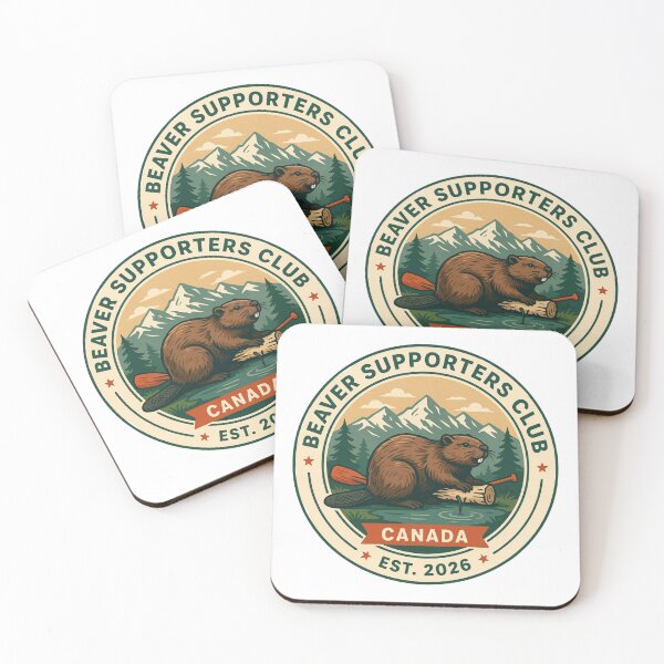 Item preview, Canadian Beaver Supporters Club Vintage Wilderness Outdoor Badge designed and sold by Zibis09.