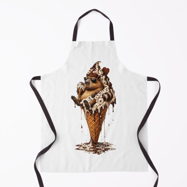 Item preview, Funny Capybara Ice Cream Melt – Cute Sunglasses Summer Meme Animal Design designed and sold by bilal sibgui.