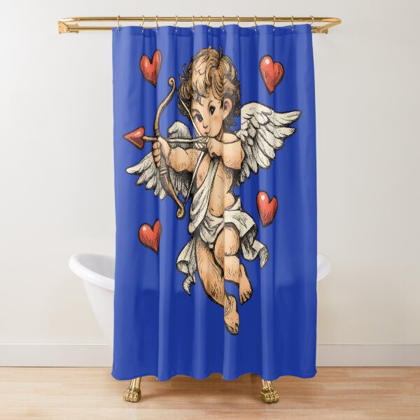Item preview, Cupid Angel with Bow and Red Hearts Art designed and sold by digitalbob60.