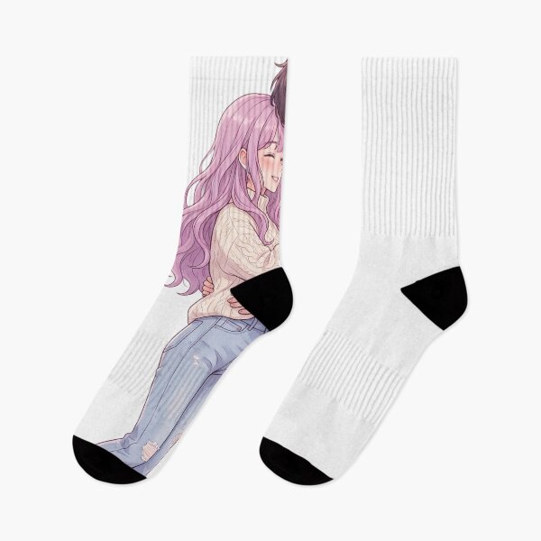 Item preview, Romantic Anime Couple – Soft Pastel Love Aesthetic designed and sold by krishna-artdesigns.