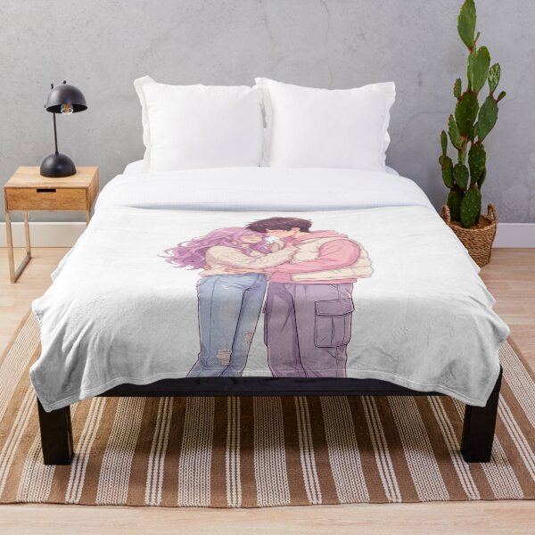 Aperçu de l'œuvre Couple romantique d'anime – Esthétique amoureuse aux tons pastel doux créée et vendue par krishna-artdesigns.