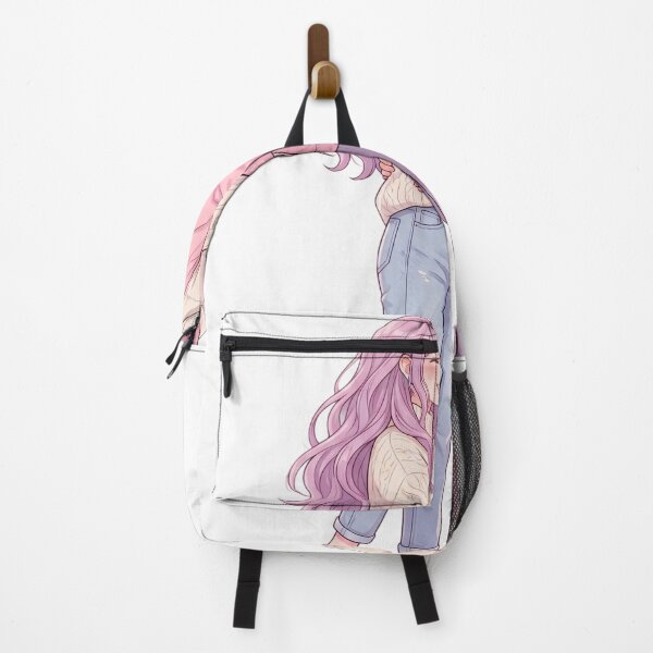 Item preview, Romantic Anime Couple – Soft Pastel Love Aesthetic designed and sold by krishna-artdesigns.