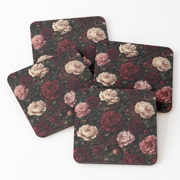 Item preview, Dark Romantic Rose Floral Pattern designed and sold by Ioanna-Studio.