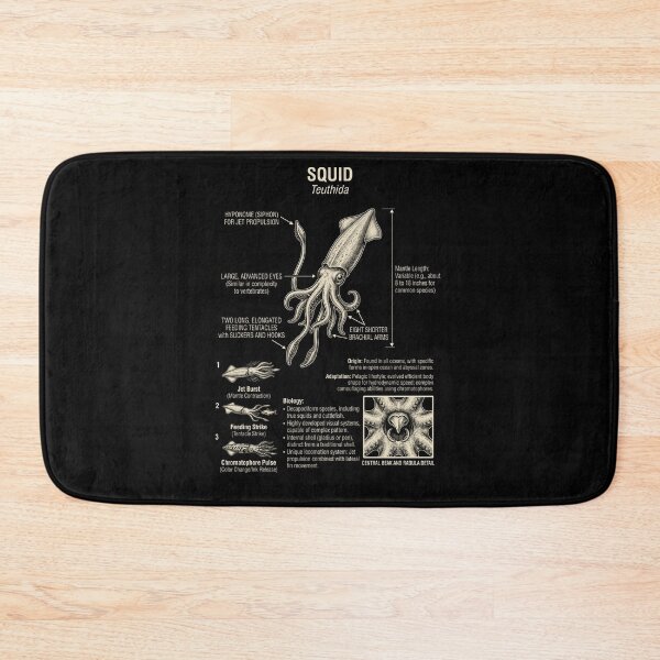 Item preview, Squid Scientific Anatomy Biology Animal Lover designed and sold by Kimberley King Art  King Art.