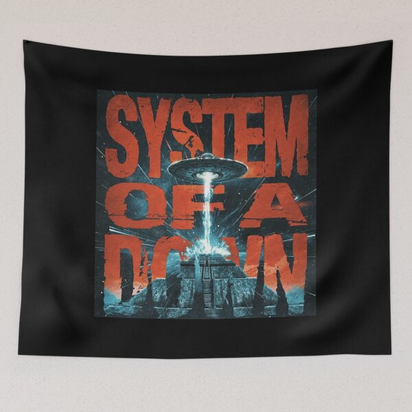Item preview, SOAD metal band legends vintage album cover fan art  designed and sold by LovPrime.