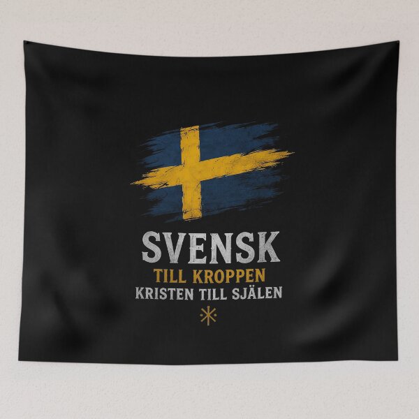 Item preview, Sverige flagga (Svensk kristen) designed and sold by diamdesign.