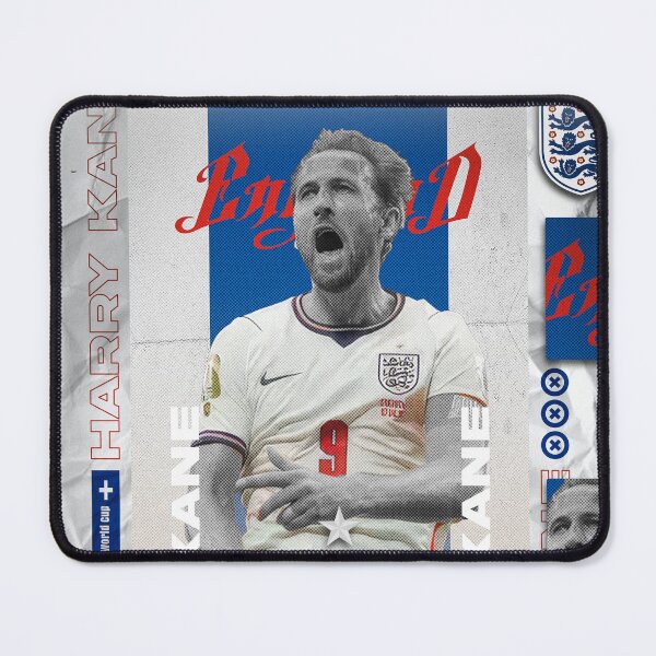 Item preview, Harry Kane - England #9 Striker Three Lions Graphic Art designed and sold by Shopunte.