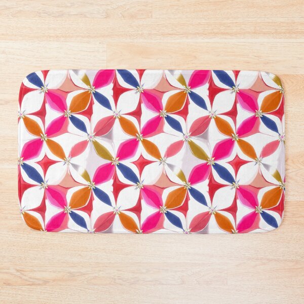 Item preview, Glossy 3D Geometric Flower Pattern – Bold Colorful Crystal Petal Design designed and sold by MDSDesigns.