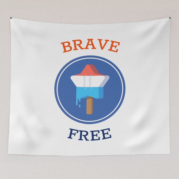 Item preview, BRAVE FREE designed and sold by SudeeshArt.