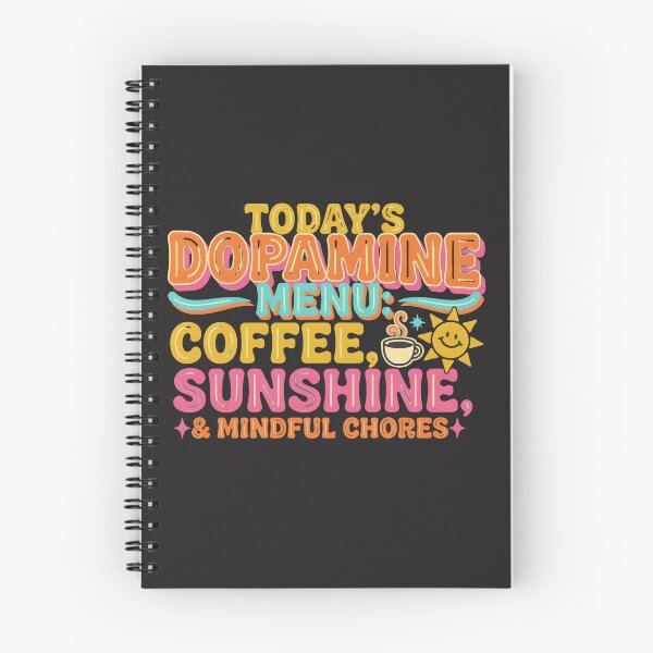 Item preview, Dopamine Menu Self Care Retro Design designed and sold by GiftLore Studio.