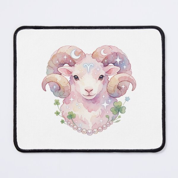 Item preview, Aries Zodiac Sticker | Celestial Ram Astrology Art designed and sold by AillustriaAK.