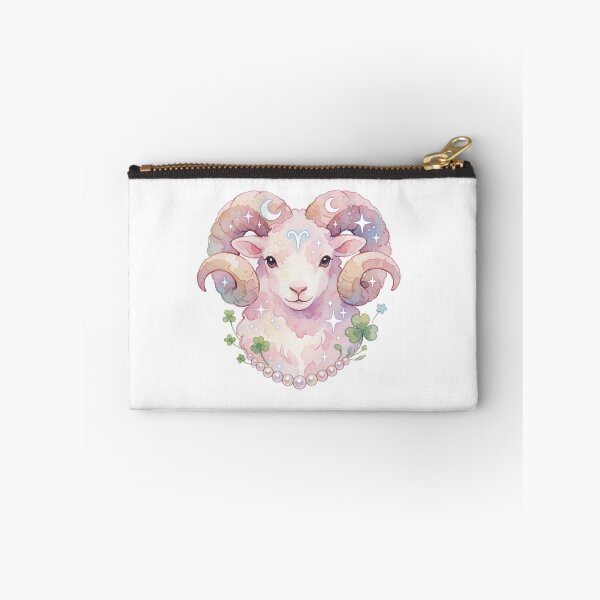 Item preview, Aries Zodiac Sticker | Celestial Ram Astrology Art designed and sold by AillustriaAK.