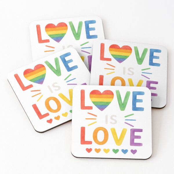 Item preview, Love Is Love Rainbow Heart Pride Design designed and sold by VariusDesigns.