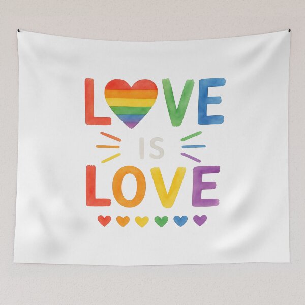 Item preview, Love Is Love Rainbow Heart Pride Design designed and sold by VariusDesigns.