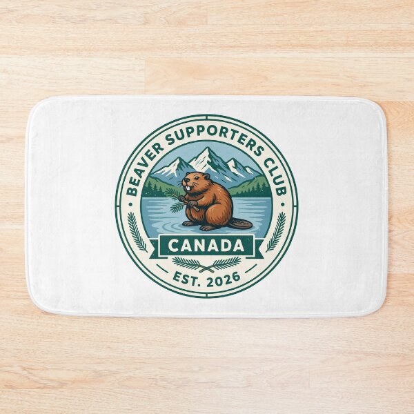 Item preview, Canadian Beaver Supporters Club Vintage Wilderness Outdoor Badge designed and sold by Zibis09.