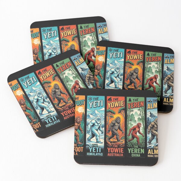 Item preview, World Bigfoot Legends - Cryptid Wildmen Collection designed and sold by redsharkuk.