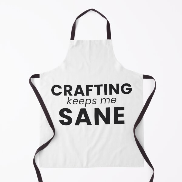 Item preview, Crafting Keeps Me Sane Funny Crafter Tee designed and sold by 7Four1 Designs.