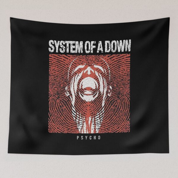 Item preview, SOAD psyho vintage album cover fan art  designed and sold by LovPrime.
