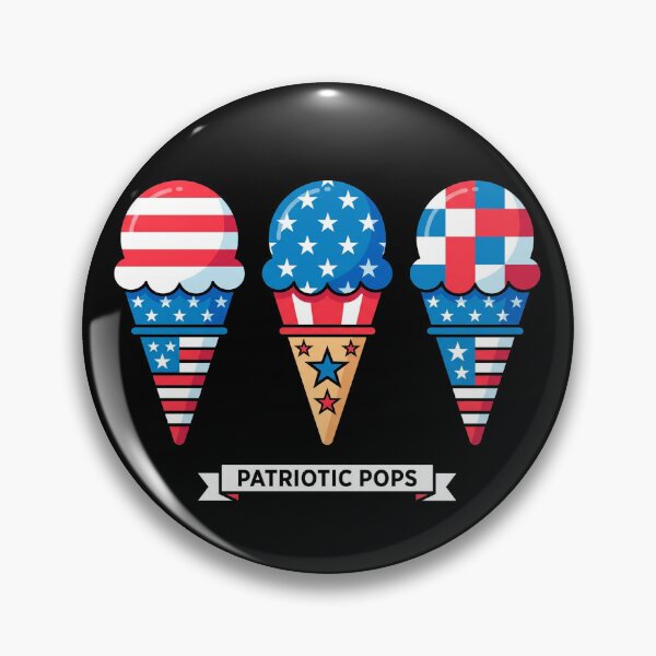 Item preview, Patriotic Pops Funny 4th Of July Ice Cream Shirt designed and sold by TeNovaStudio.