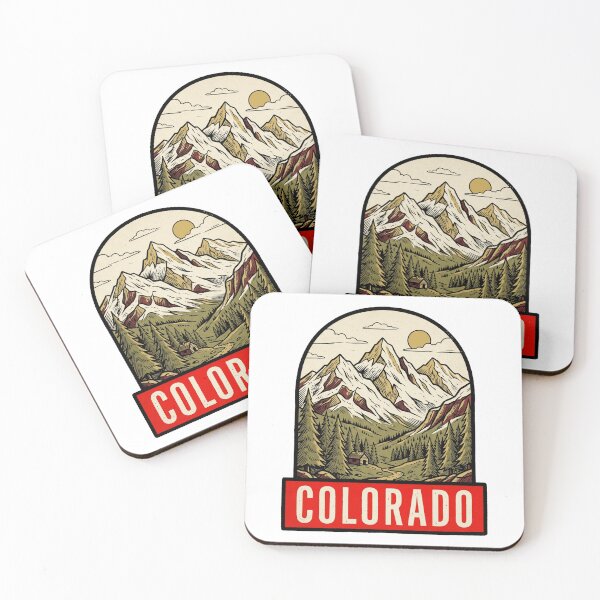 Item preview, Retro Colorado Rocky Mountains Cabin Vintage Travel designed and sold by Paper Drip.