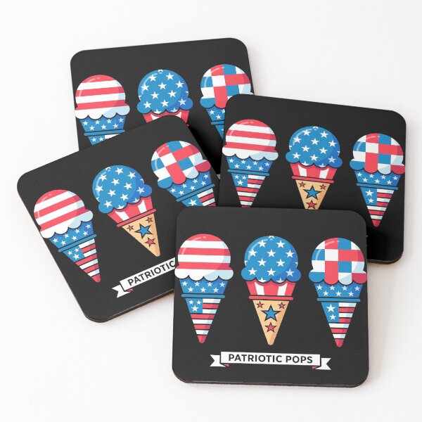 Item preview, Patriotic Pops Funny 4th Of July Ice Cream Shirt designed and sold by TeNovaStudio.