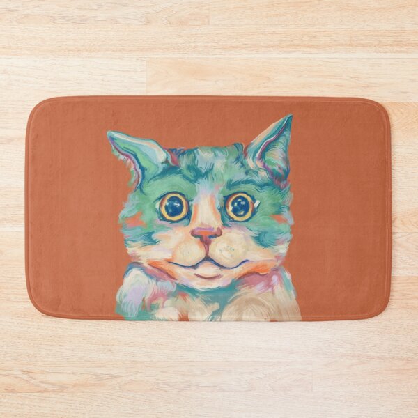 Item preview, Funny tuxedo cat painting with pastel colors designed and sold by NadiaChevrel.