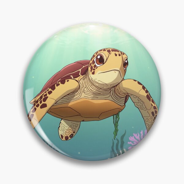 Item preview, The Curious Sea Turtle designed and sold by PTB-SHOP.
