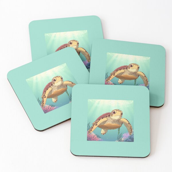 Item preview, The Curious Sea Turtle designed and sold by PTB-SHOP.
