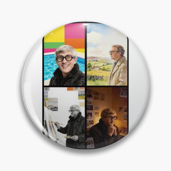 Item preview, David Hockney Memorial 1937–2026 designed and sold by HealthyEnvy.