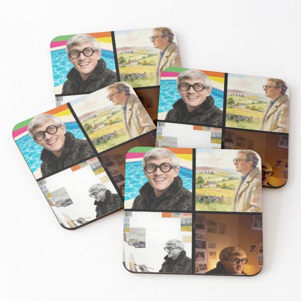 Item preview, David Hockney Memorial 1937–2026 designed and sold by HealthyEnvy.