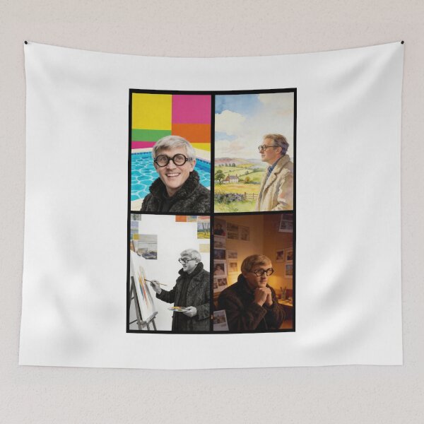 Item preview, David Hockney Memorial 1937–2026 designed and sold by HealthyEnvy.
