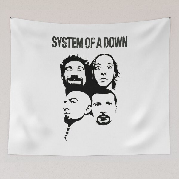 Item preview, SOAD metal band legends vintage album cover fan art  designed and sold by LovPrime.