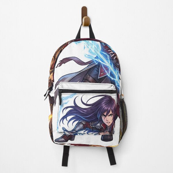 Item preview, Anime Warrior Couple – Fire & Lightning Duo designed and sold by krishna-artdesigns.