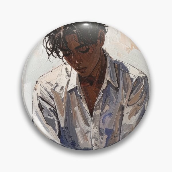 Item preview, Impressionist Thoughtful Man Oil Painting Art designed and sold by BetweenForms.