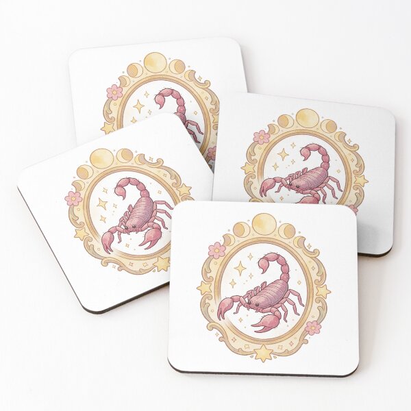 Item preview, Scorpio Zodiac Sticker | Celestial Scorpion Astrology Art designed and sold by AillustriaAK.