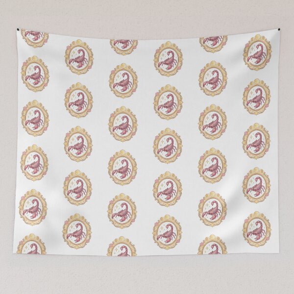 Item preview, Scorpio Zodiac Sticker | Celestial Scorpion Astrology Art designed and sold by AillustriaAK.